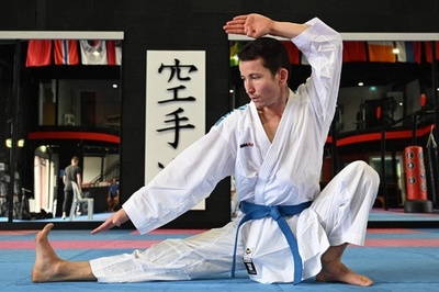 ブルース・リー映画で武術独習 空手で五輪目指す難民アスリート