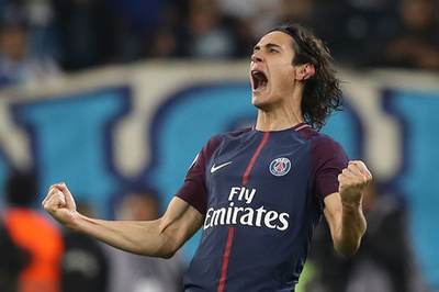 ネイマール退場の窮地をカヴァーニが救う、PSGはマルセイユとドロー