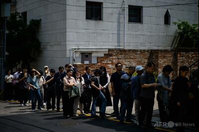 韓国大統領選、過去最高20%超が期日前投票