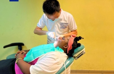 中国第26回ガボン支援医療チーム 大規模巡回診療を実施