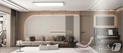 曲線天井に間接照明「これが北朝鮮の住宅？」…ホテル級インテリア公開の真意