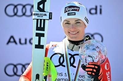 グートベーラミ、女子スーパー大回転で種目別V アルペンW杯