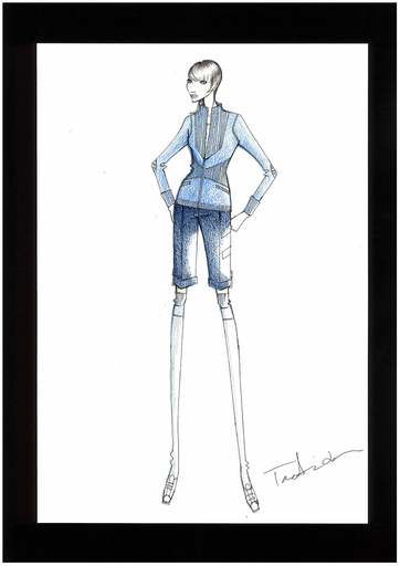 芦田多恵さんデザインの「宇宙で着る普段着」、山崎さんがISSで着用