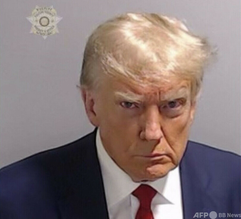 トランプ氏、Xにマグショット投稿 議事堂事件後以来初