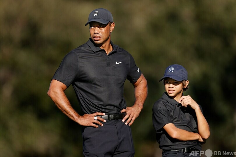 ウッズがpnc選手権で息子とプレー 復帰までは まだ先が長い 写真6枚 国際ニュース Afpbb News