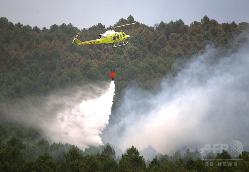 スペイン西部のガタ山脈で山火事 1400人が避難 写真1枚 国際ニュース Afpbb News