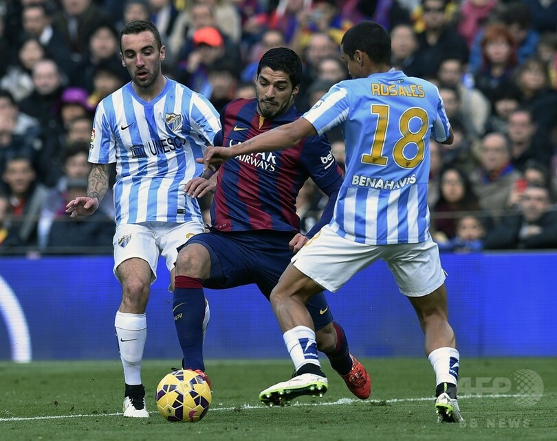 バルサ、本拠地でマラガにまさかの敗戦