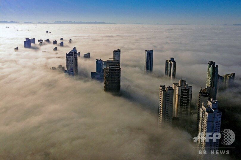 今日の1枚 天空都市 霧に浮かぶ摩天楼 写真2枚 国際ニュース Afpbb News