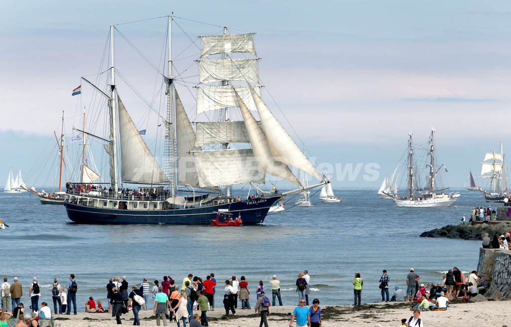 まるで大航海時代、バルト海の帆船 ドイツ 写真6枚 国際ニュース:AFPBB News