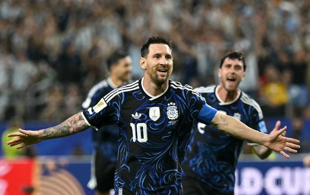 メッシがW杯通算19得点目、決勝トーナメントへ弾み