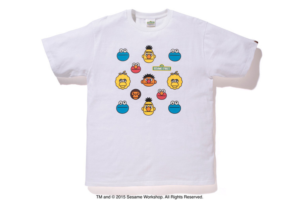ア ベイシング エイプ×セサミ ストリート、コラボアイテム25日発売