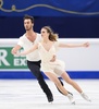 フィギュアスケート欧州選手権、アイスダンス・フリーダンス。演技に臨むガブリエラ・パパダキス/ギヨーム・シゼロン組（2015年1月29日撮影）。(c)AFP/JONATHAN NACKSTRAND