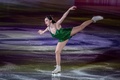 世界フィギュアスケート国別対抗戦、エキシビションに臨むロシアのエリザベータ・トゥクタミシェワ（2021年4月18日撮影）。(c)Philip FONG / AFP