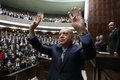 トルコ首都アンカラの国会で演説に臨むレジェプ・タイップ・エルドアン大統領。大統領府提供（2018年10月23日撮影・公開）。(c)AFP PHOTO / TURKISH PRESIDENT OFFICE / KAYHAN OZER