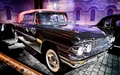 ロシア・モスクワにある連邦警護庁（FSO）の車両要人輸送部門「特別目的ガレージ」の博物館で展示されている、旧ソ連のレオニード・ブレジネフ書記長が1964年から1976年にかけて使用した「ZIL-111D」（2021年9月14日撮影）。(c)Alexander NEMENOV / AFP