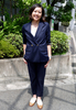 プレッド PR（Pred PR）の大川博子（Hiroko Okawa）さんのマニッシュシューズコーディネート。(c)MODE PRESS