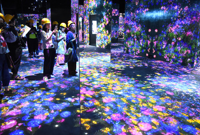 デジタルアートで描く自然界 「チームラボ」のミュージアム、東京に6月オープン