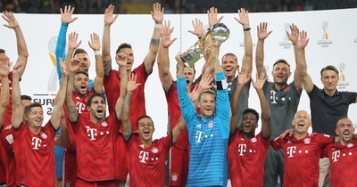 5得点のバイエルンが独スーパー杯で完勝、レワンドフスキが圧巻の3発