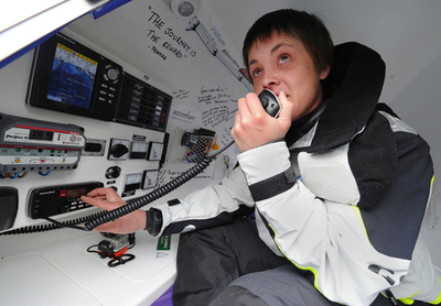 太平洋横断の挑戦、台風に阻まれる 英冒険家2人を仙台沖で救助