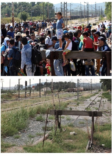 ギリシャ国境沿いの難民キャンプ、撤去から3か月