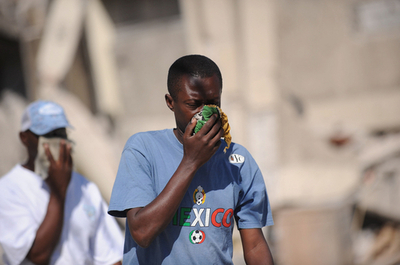 下痢やはしかが流行、予防接種実施へ ハイチ