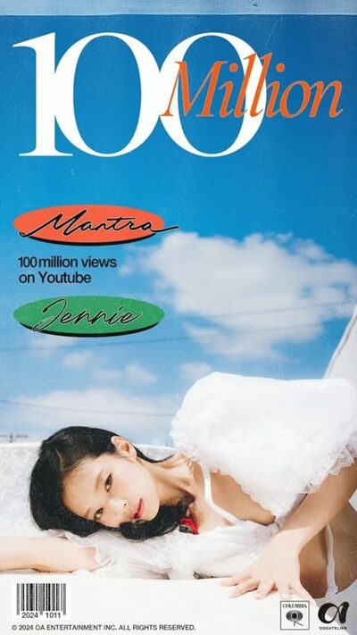 ジェニー「Mantra」、MVが1億回再生突破