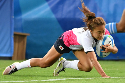 日本が大会初勝利、ブラジルとの9位決定戦へ 7人制ラグビー女子