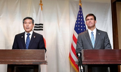 米国防長官、米韓合同航空演習の延期を発表