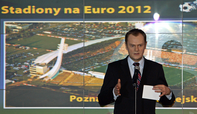 ドナルド・トゥスク首相 新スタジアムの建設に1億ユーロの投資