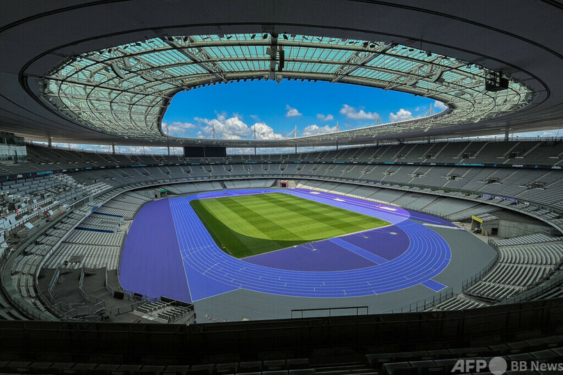 パリ五輪陸上トラックはイタリア製 紫の特注素材で世界新に期待
