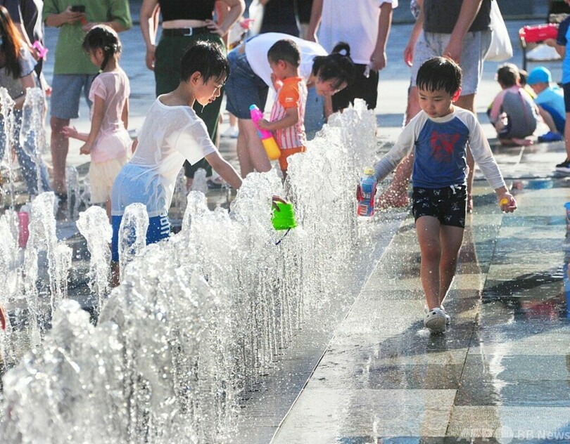 再び最高気温40度を超える、極端な猛暑日数が過去最多 中国・上海
