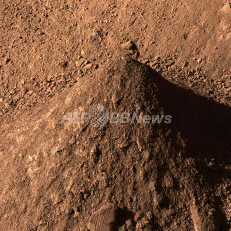 火星探査機「フェニックス」による採取サンプルの山