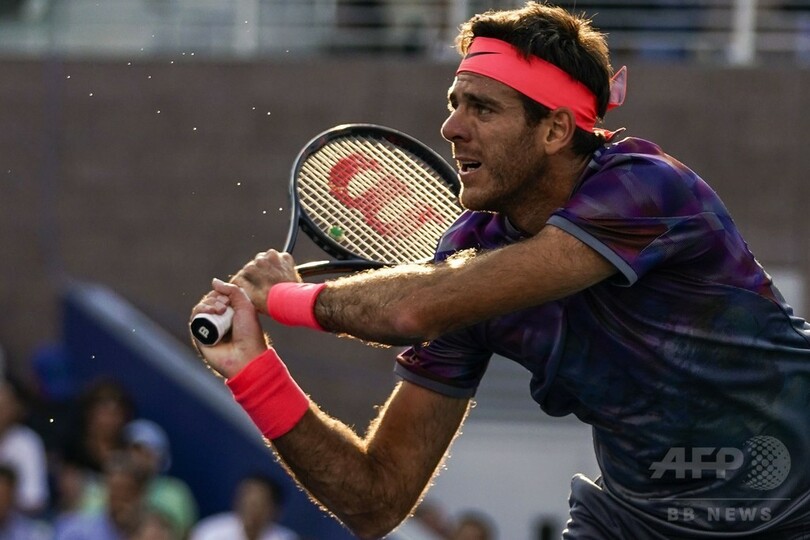 デルポトロがティエムに劇的勝利、マッチポイント2本しのぎ全米OP8強