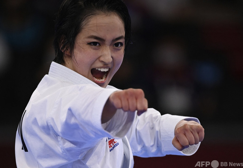 清水希容は空手女子形で銀 サンチェスが金メダル 写真10枚 国際ニュース Afpbb News