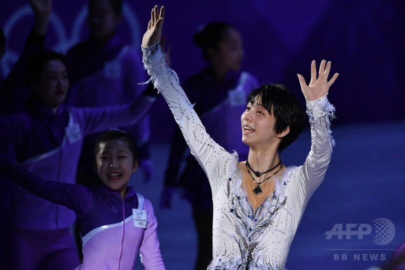 羽生やザギトワらが華麗な演技、フィギュアスケート・エキシビション 平昌五輪