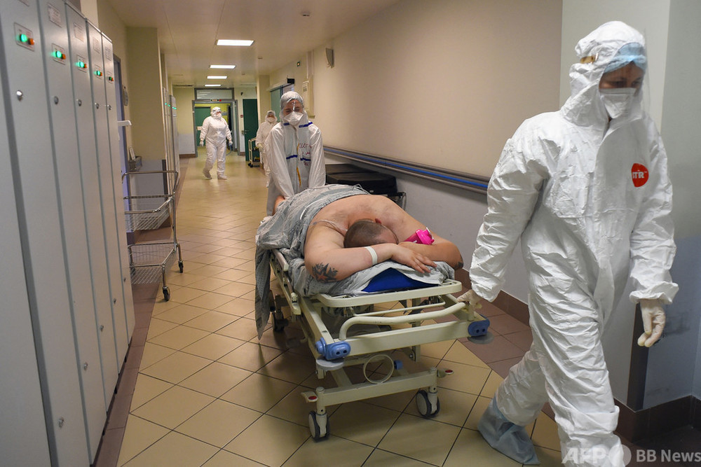 ロシア病院で酸素パイプ破裂、コロナ患者9人死亡