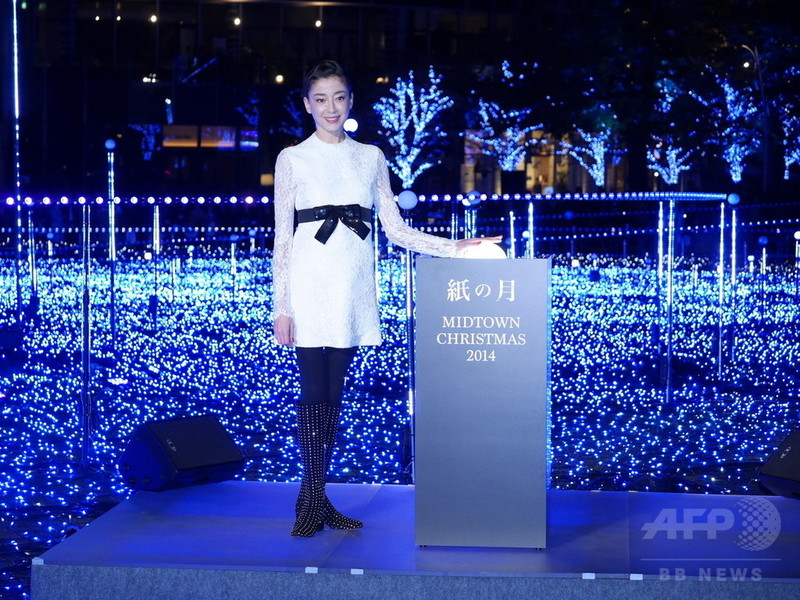 宮沢りえが点灯、ミッドタウンのクリスマス・イルミネーション