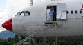 ネパールのカトマンズで、航空博物館として生まれ変わる飛行機（2017年7月18日撮影）。(c)AFP/PRAKASH MATHEMA