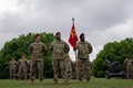 米ノースカロライナ州ファイエットビルで行われた、同国最大の軍事基地のフォートブラッグからフォートリバティーへの改名式典（2023年6月2日撮影）。(c)ALLISON JOYCE / AFP