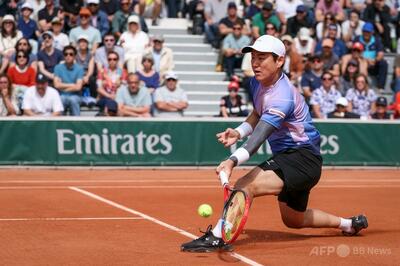 西岡良仁は途中棄権 全仏OP