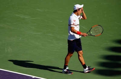 錦織は絶好調デルポトロに完敗、4回戦進出ならず マイアミOP