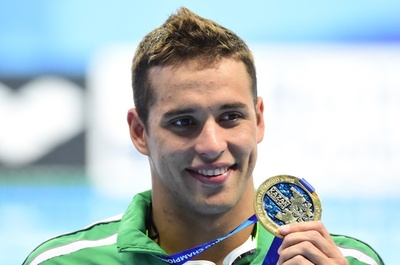 100mバタフライ制したレクロー、フェルプス挑発も記録及ばず 第16回世界水泳