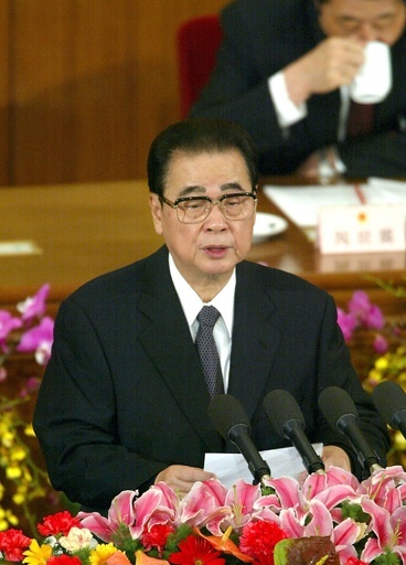 中国の李鵬元首相が死去、90歳