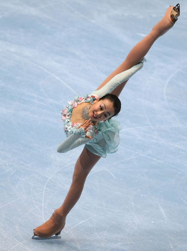 金妍児がSP首位 中野が2位 浅田は3位に、フィギュアGP第1戦