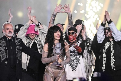 欧州歌謡祭、スウェーデン代表に栄冠 女性初の2度目優勝