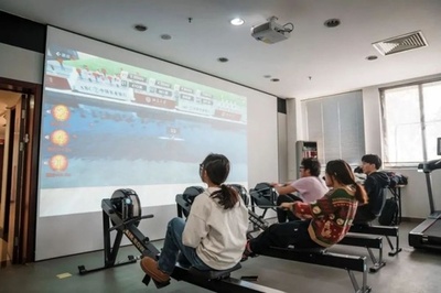 登山やスキーを屋内で 中国初「デジタルスポーツ」カリキュラム登場