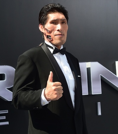 柔道の篠原、ターミネーターに扮し登場 米ハリウッド