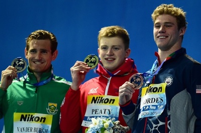 世界記録保持者ピーティーが平泳ぎ2冠、第16回世界水泳