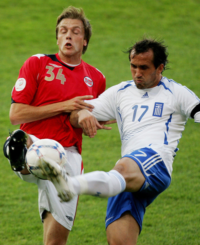 ＜サッカー 欧州選手権2008・予選＞ノルウェー ホームでギリシャと引き分ける