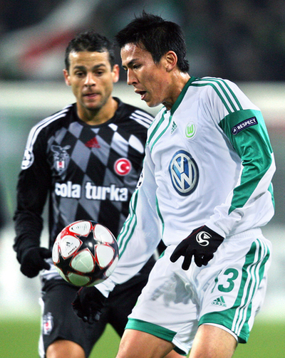 VfLボルフスブルク ホームでベシクタシュと引き分ける